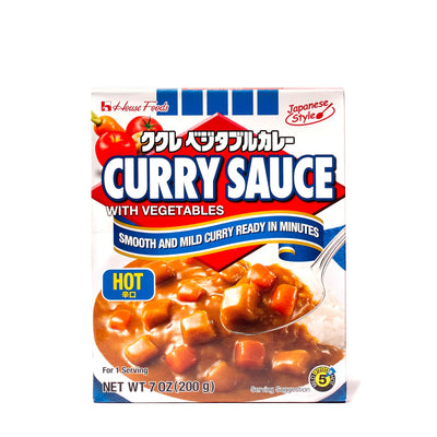 HSE CURRY SCE W/VEG HOT RETORT