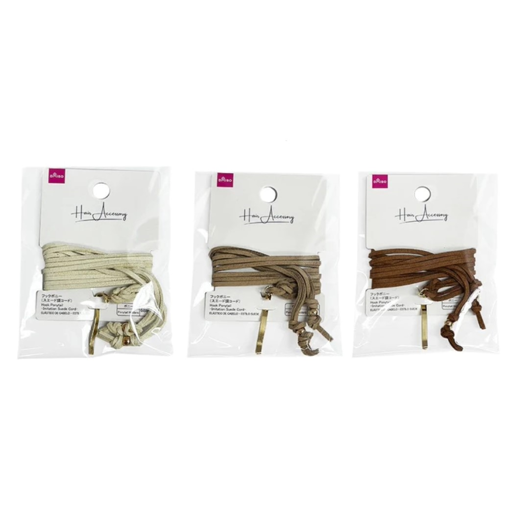 HOOK PONYTAIL IMITATION SUEDE CORD