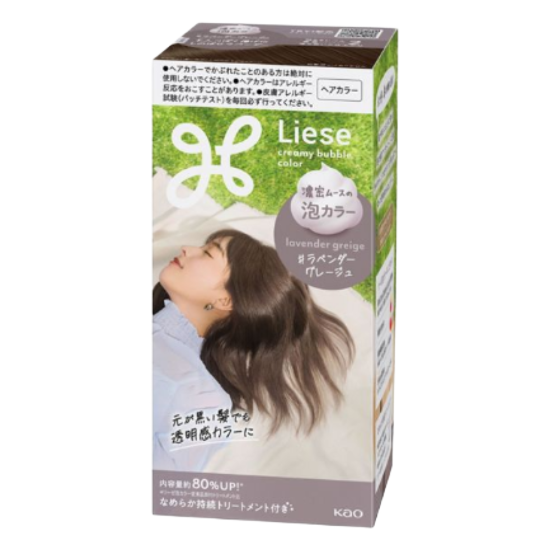 KAO LIESE CREAMY BUBBLE COLOR LAVENDER GREIGE – HANAMARU