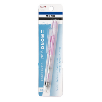 MONO GRAPH MECHANICAL PENCIL 0.5MM CLEAR PINK