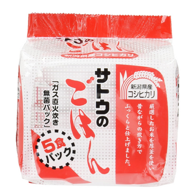 SATO RICE COOKED KOSHIHIKARI 5P