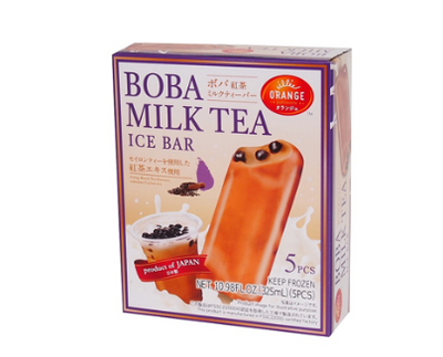 ORANGE BOBA MILK TEA BAR 5P