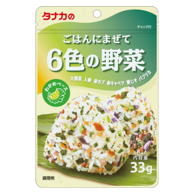 TANAKA FURIKAKE 6 VEGE 1.1OZ