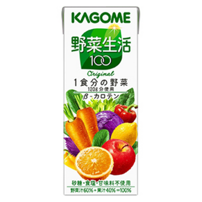KAGOME YASAISEIKATSU100 ORIGINAL 200ML
