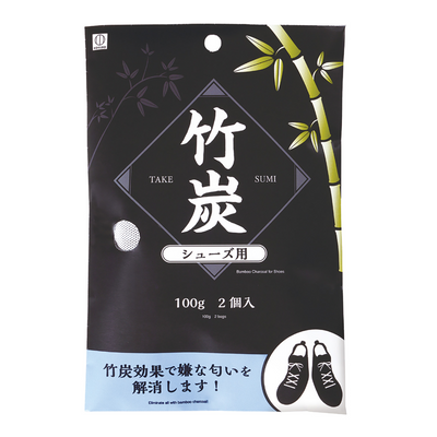 KOKUBO BAMBOO CHARCOAL FOR SHOES 100G 2BAGS