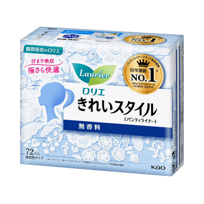 KAO LAURIER PANTY LINER KIREI 72P