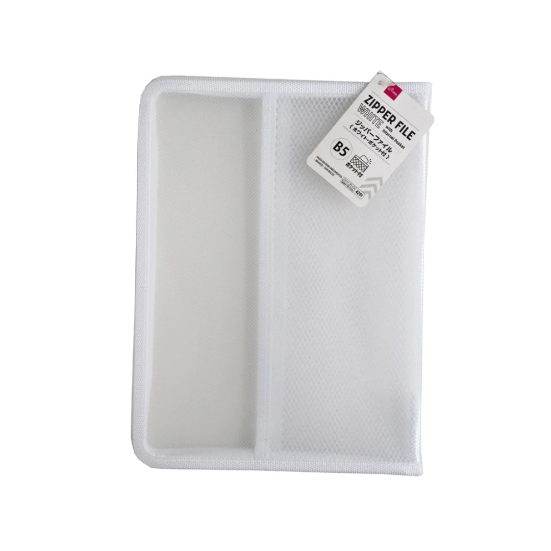 9 x 11.9375 No pocket File Folders - 4 inch Wide 0.5 inch Center tab -  White Smooth 110#