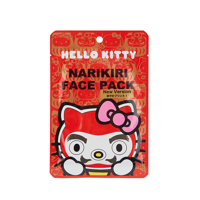 NARIKIRI HELLO KITTY FACE MASK DARUMA