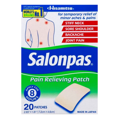 SALONPAS PAIN RELIEVING PATCH 20P