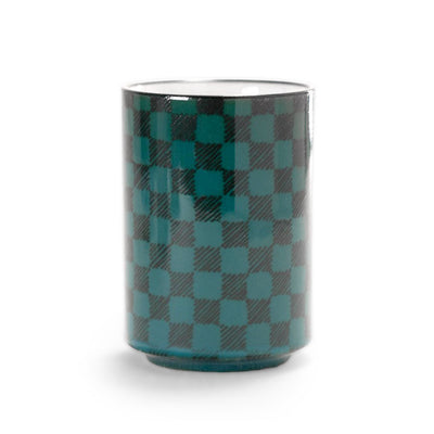 MIDORI ICHIMATSU YUNOMI TEACUP 5.5 FL OZ 2.4 DIA