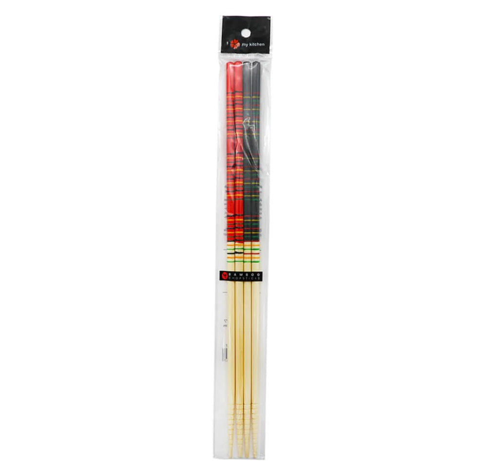 LONG WOODEN CHOPSTICK 2PC 13"