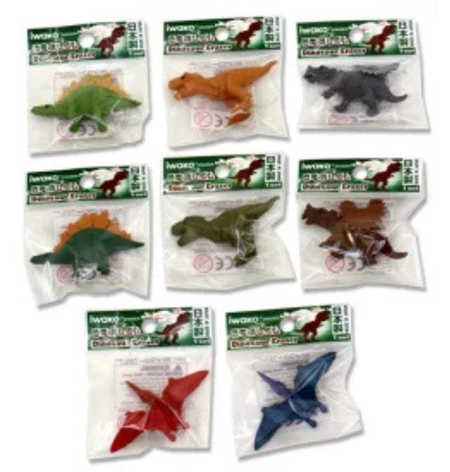 IWAKO ERASER DINOSAUR 1P