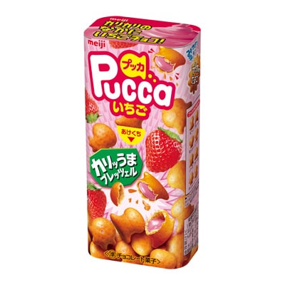 MEIJI PUCCA BISCUITS STRAWBERRY