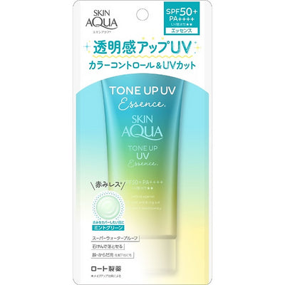 UV ROHTO SKIN AQUA TONE UP ESSENCE SPE50+ MINTGREEN