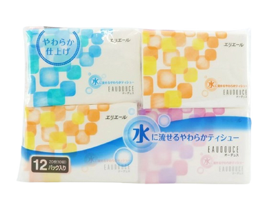 EAUDOUCE FLUSHABLE TISSUES