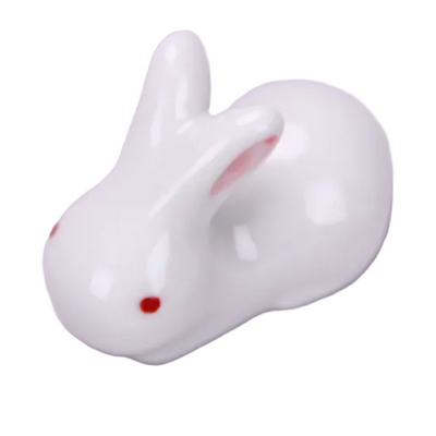 CHOPSTICKS REST WHITE RABBIT 1PC