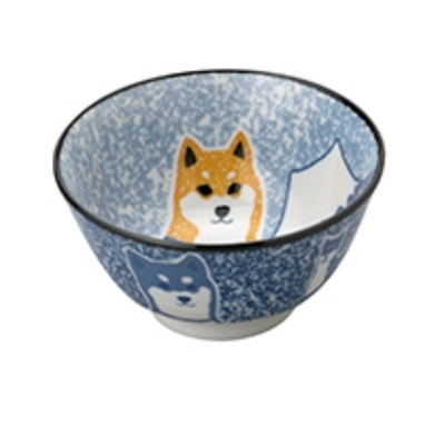 SHIBA INU MT.FUJI DONBURI BOWL 13CM X 6.7CM