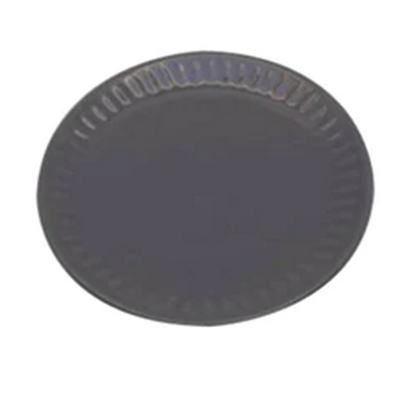 PLATE SIMPLE MODERN GRAY 6.29IN