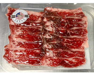 1/2LB PACK-AMERICAN WAGYU STRIPLOIN SHABUSHABU / SUKIYAKI FROZEN