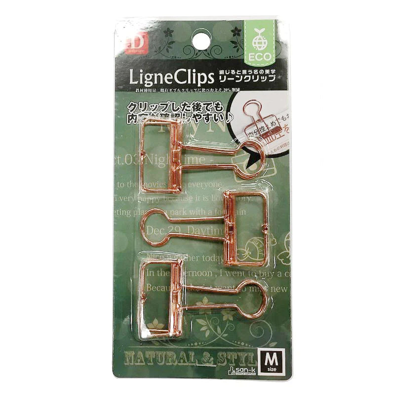 WIRE BINDER CLIP BRONZE MEDIUM 3PCS