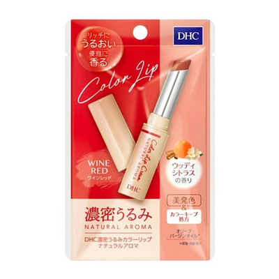 DHC COLOR LIP WOODY CITRUS NATURAL AROMA WINE RED