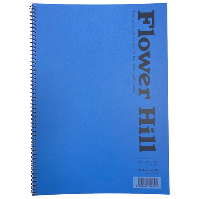 B5 FLOWER HILL NOTEBOOK A BLUE