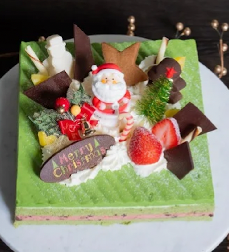 ★8" Square Green Tea Cake (PICKUP ONLY)