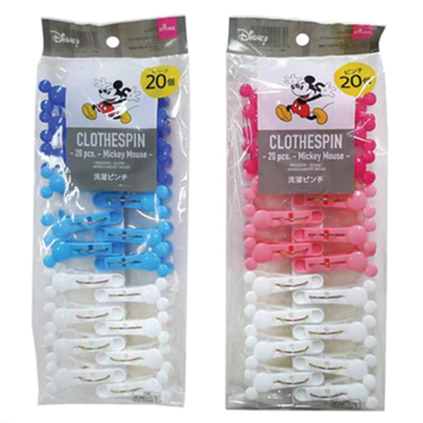 CLOTHESPIN 20P MICKEY MOUSE