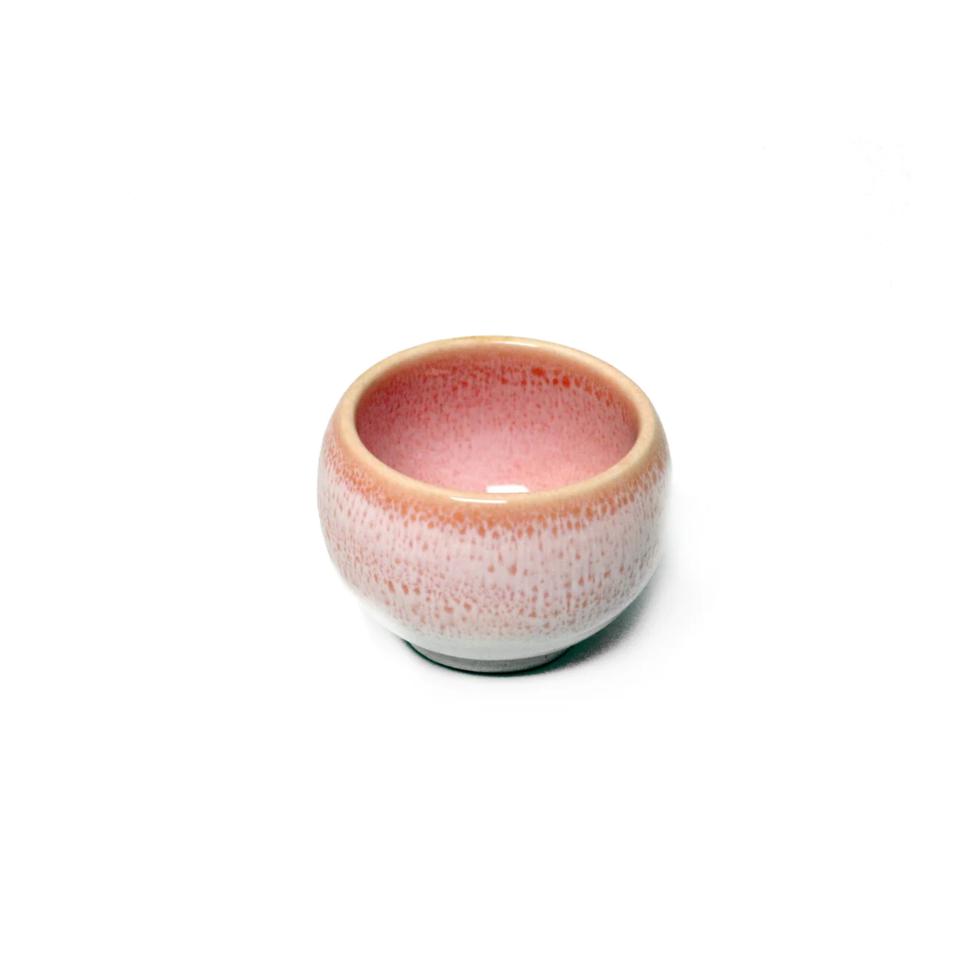 PINK CERAMIC SAKE CUP 1.6FL OZ