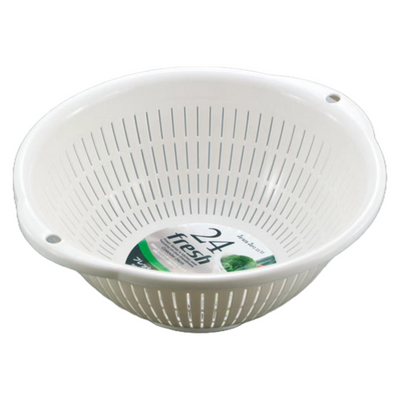 FRESH DRINNING MESH BOWL R-24 WHITE