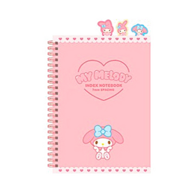 SANRIO 3 SECTION INDEX LINE NOTE 15X21CM MY MELODY