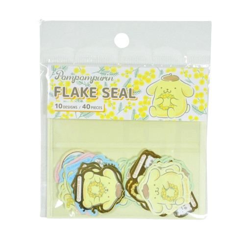 POMPOMPURIN FLAKE STICKERS