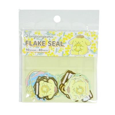 POMPOMPURIN FLAKE STICKERS