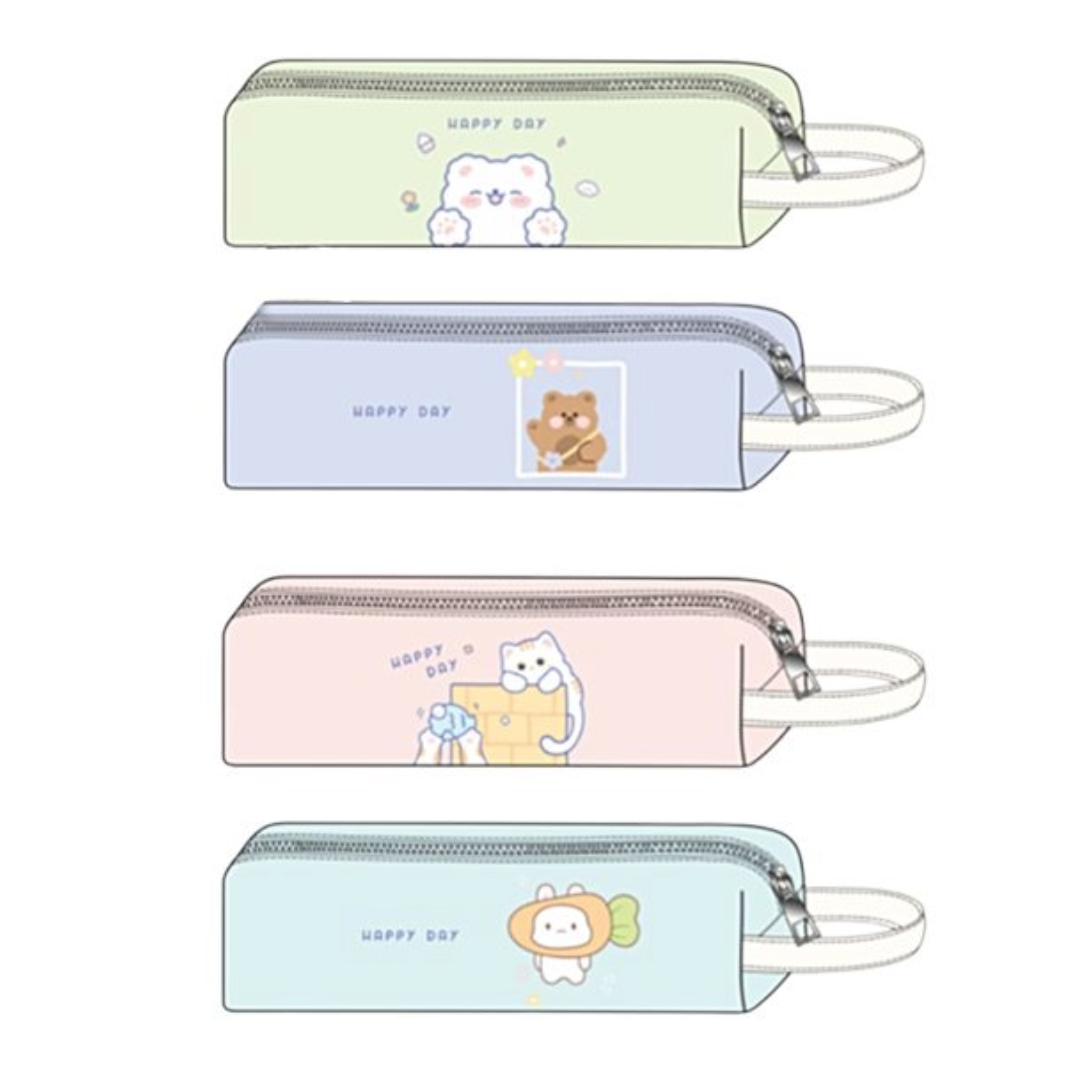 HAPPY DAY ANIMALS PENCIL POUCH