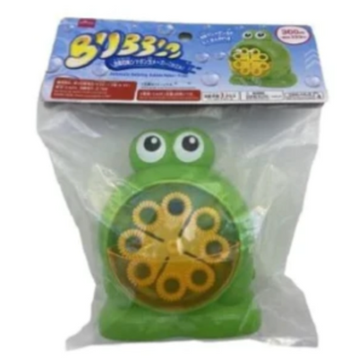 AUTOMATIC ROTATING BUBBLE MAKER FROG