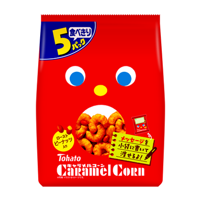 ★TOHATO CARAMEL CORN VALUE PACK 5P