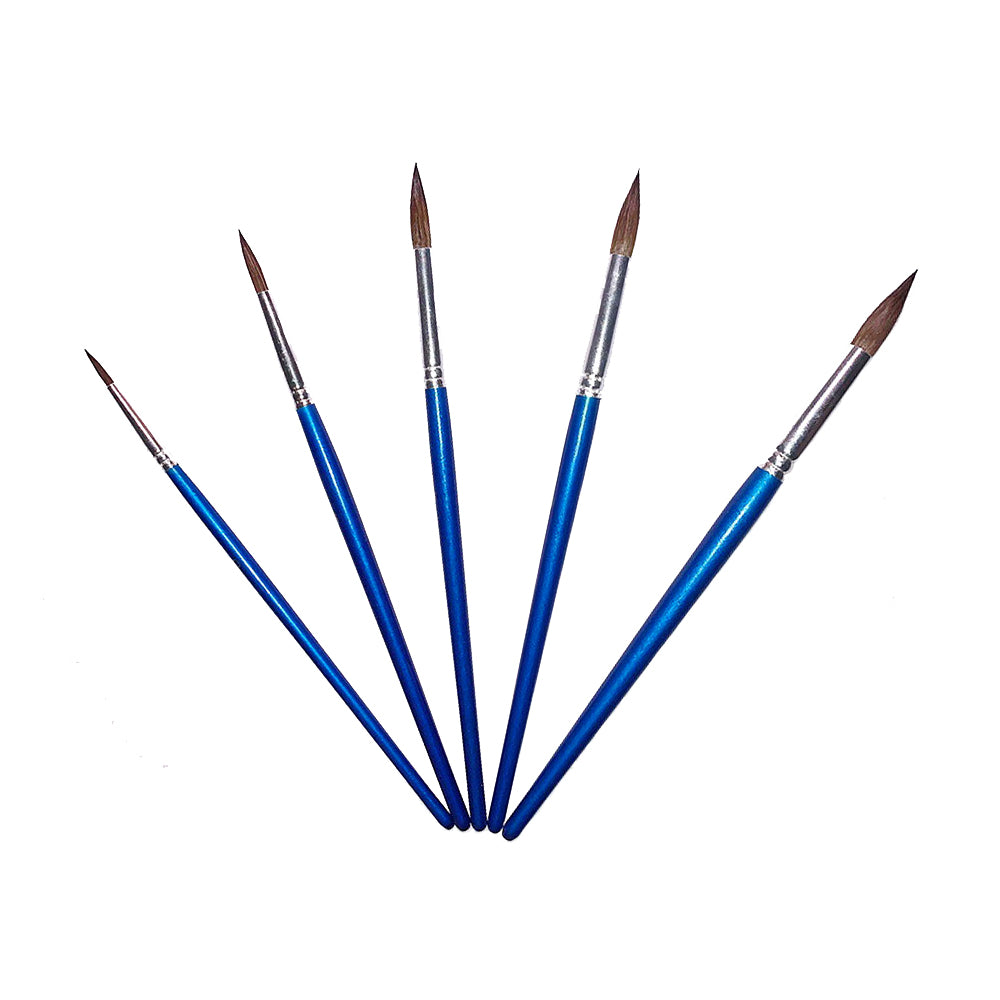 ROUND HORSEHAIR PAINTBRUSH 5P