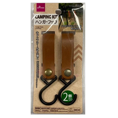 HANGER HOOK SYNTHETIC LEATHER 2PCS
