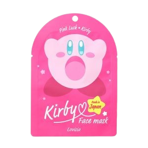 KIRBY FACE MASK PINK LUSH 1 SHEET KIRBY