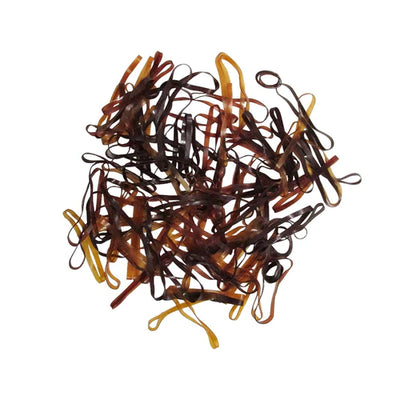 NO TANGLE RUBBER HAIR BAND L SIZE BROWN 100P