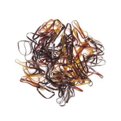 NO TANGLE RUBBER HAIR BAND M SIZE BROWN 100P