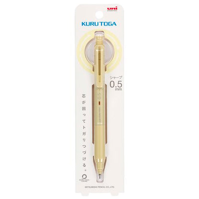 KURUTOGA MECHANICAL PENCIL 0.5MM CREAM YELLOW