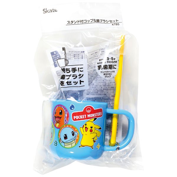 SKATER  CUP&TOOTHBRUSH SET POKEMON