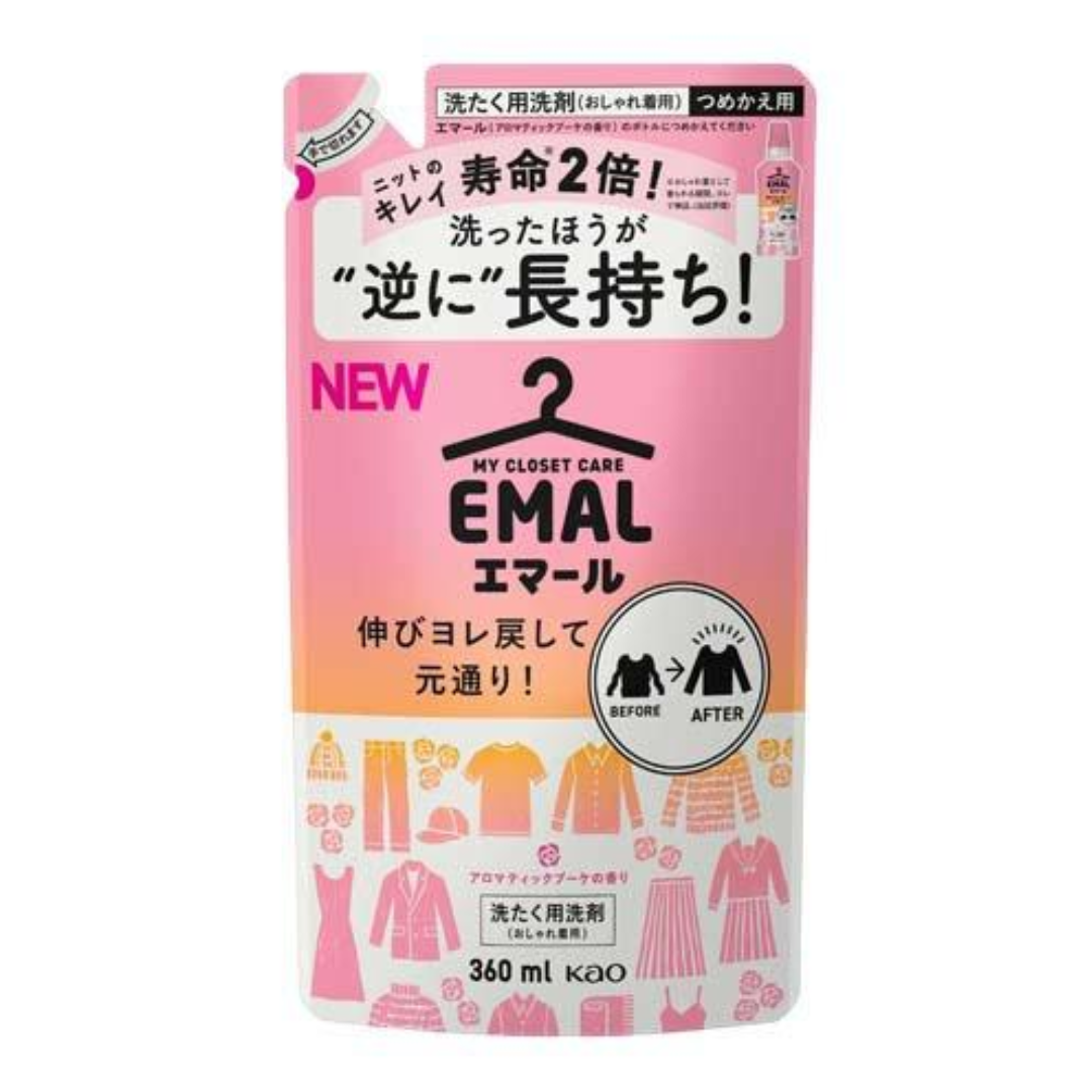 KAO EMAL AROMATIC BOUQUE REFILL 360ML