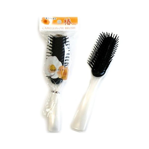 TAGAMI CAMELLIA TSUBAKI HAIR BRUSH WHITE