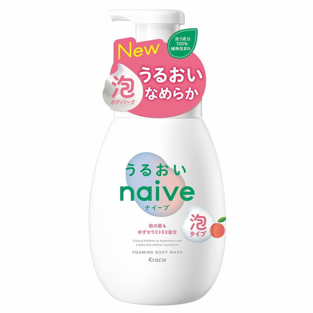 KRACIE NAIVE FOAMING BODY WASH MOIST PUMP