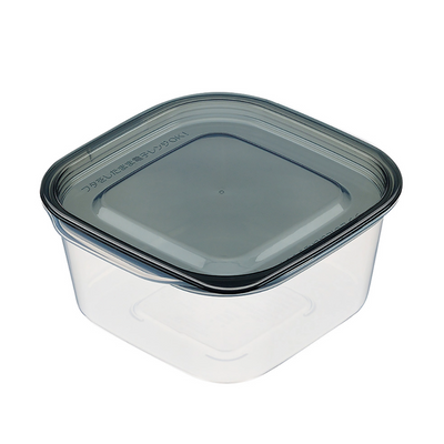 INOMATA PLASTIC FOOD CONTAINER 630ML BLACK