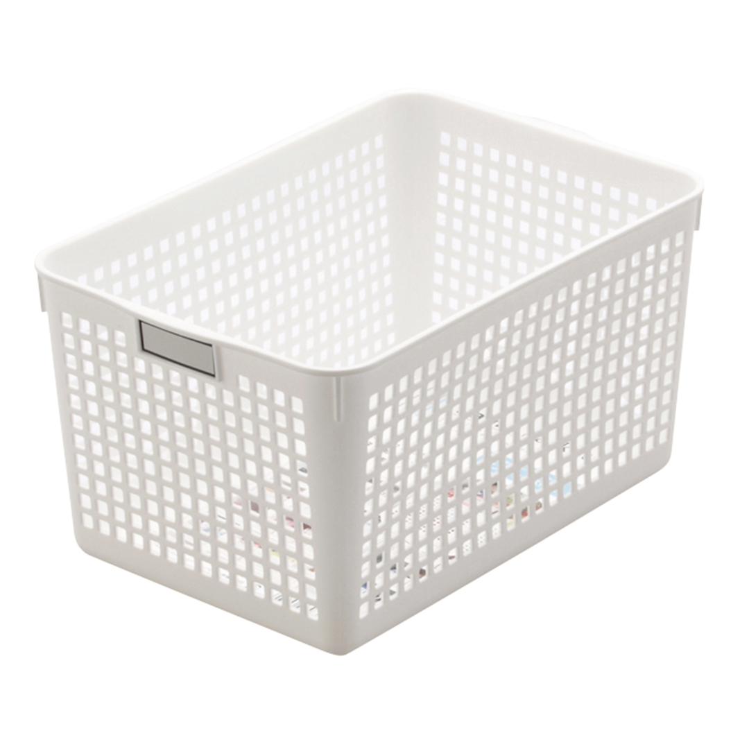 INOMATA NAME BASKET DEEP WHITE