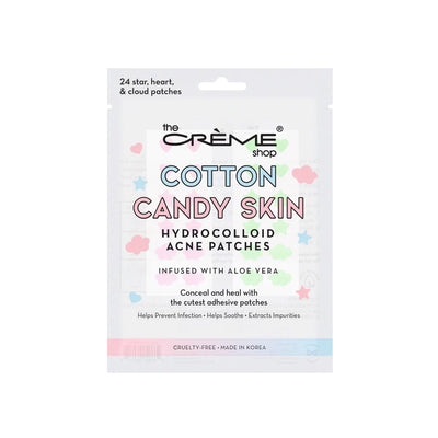 COTTON CANDY SKIN HYDROCOLLOID ACNE PATCHES W/ ALOE PINK BLUE