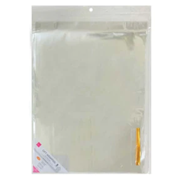 CLEAR PLASTIC BAG 8P 1.57FTX1.14FT